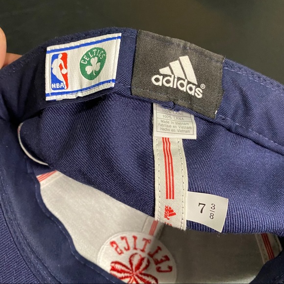 Adidas NBA Boston Celtics Basketball Fitted Hat - Picture 4 of 4